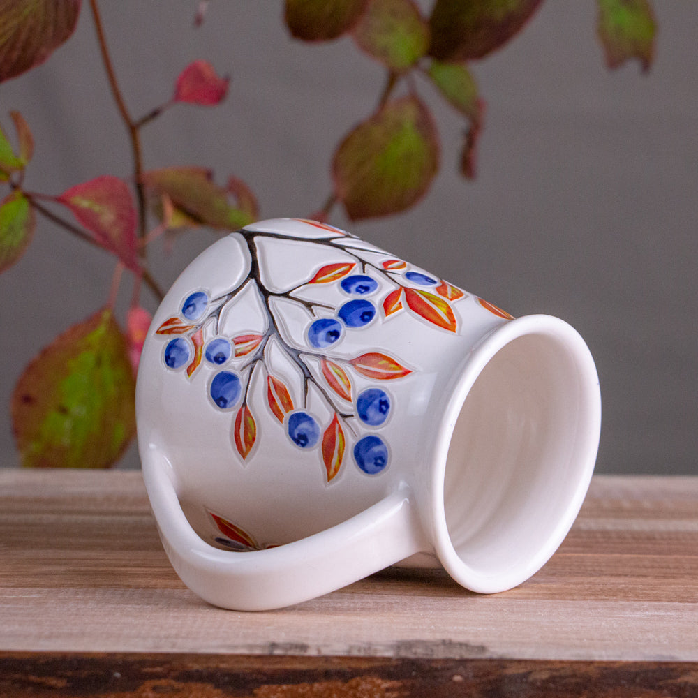 Tall Autumn Blueberry Mug #1 [17oz]