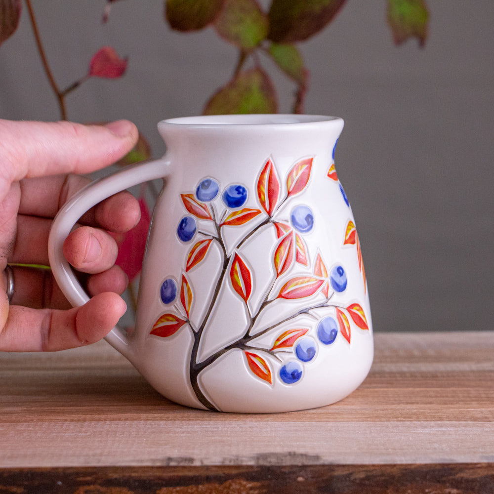 Tall Autumn Blueberry Mug #2 [18oz]