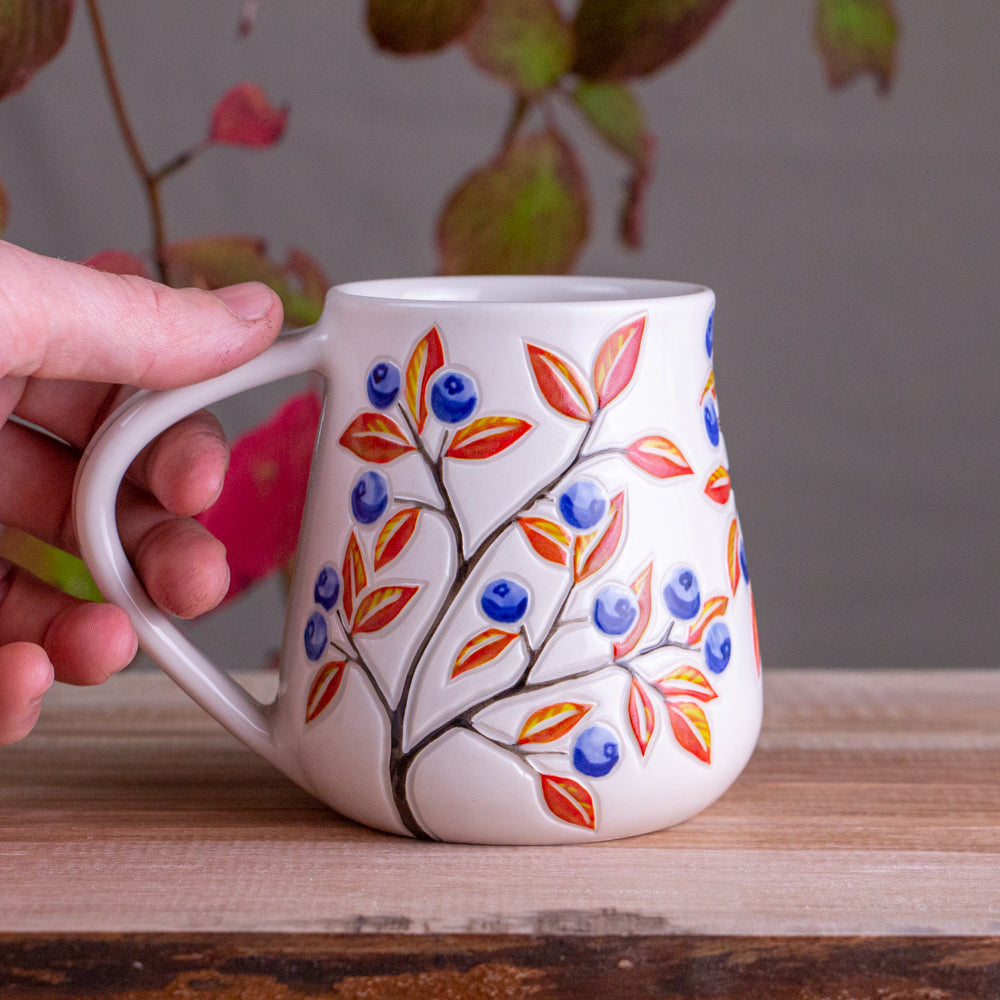 Tall Autumn Blueberry Mug #3 [16oz]