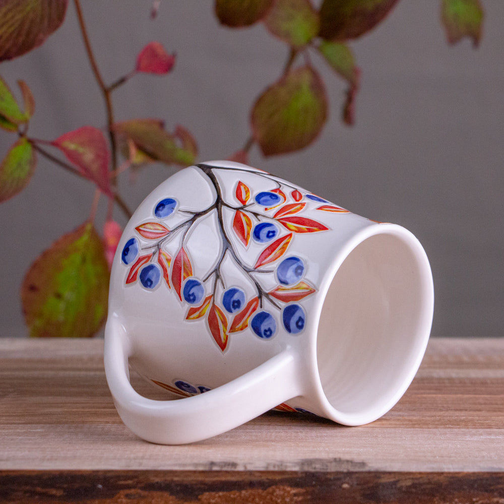 Tall Autumn Blueberry Mug #3 [16oz]