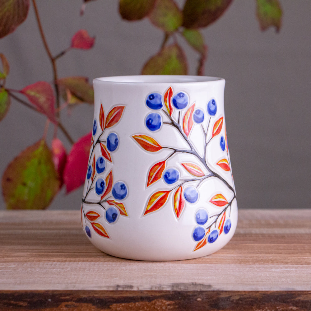 Tall Autumn Blueberry Mug #4 [20oz]