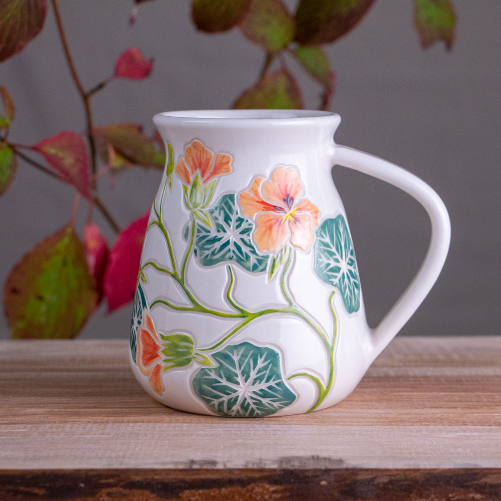 Tall Nasturtium Mug #1 [17oz]