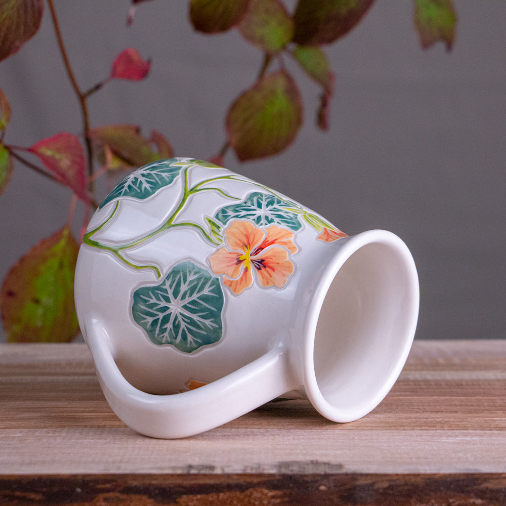 Tall Nasturtium Mug #1 [17oz]