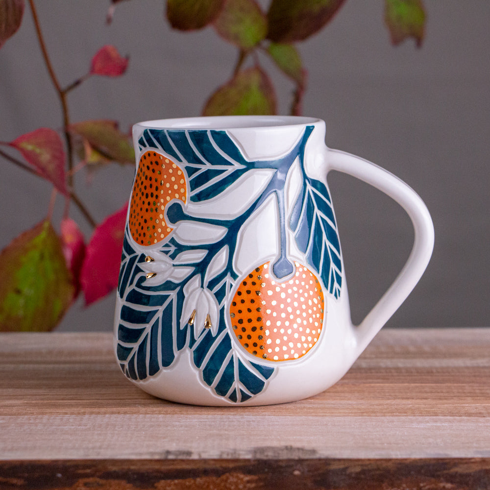 Tall Clementine Mug #1 [19oz]