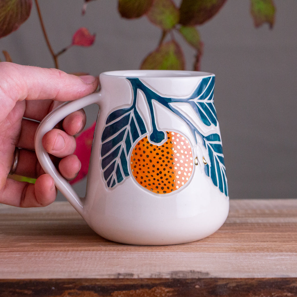 Tall Clementine Mug #1 [19oz]