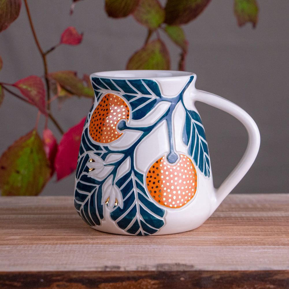 Tall Clementine Mug #2 [18oz]