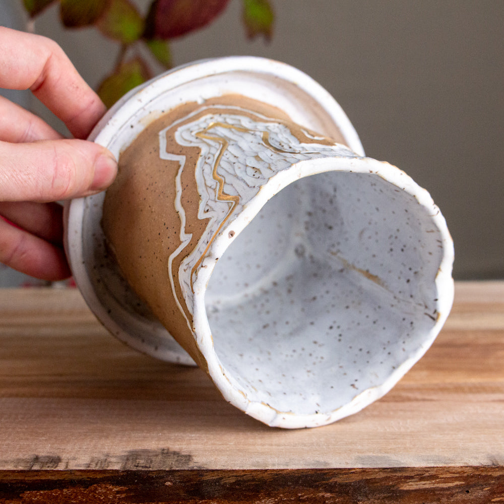 Small Stoneware Trail Planter