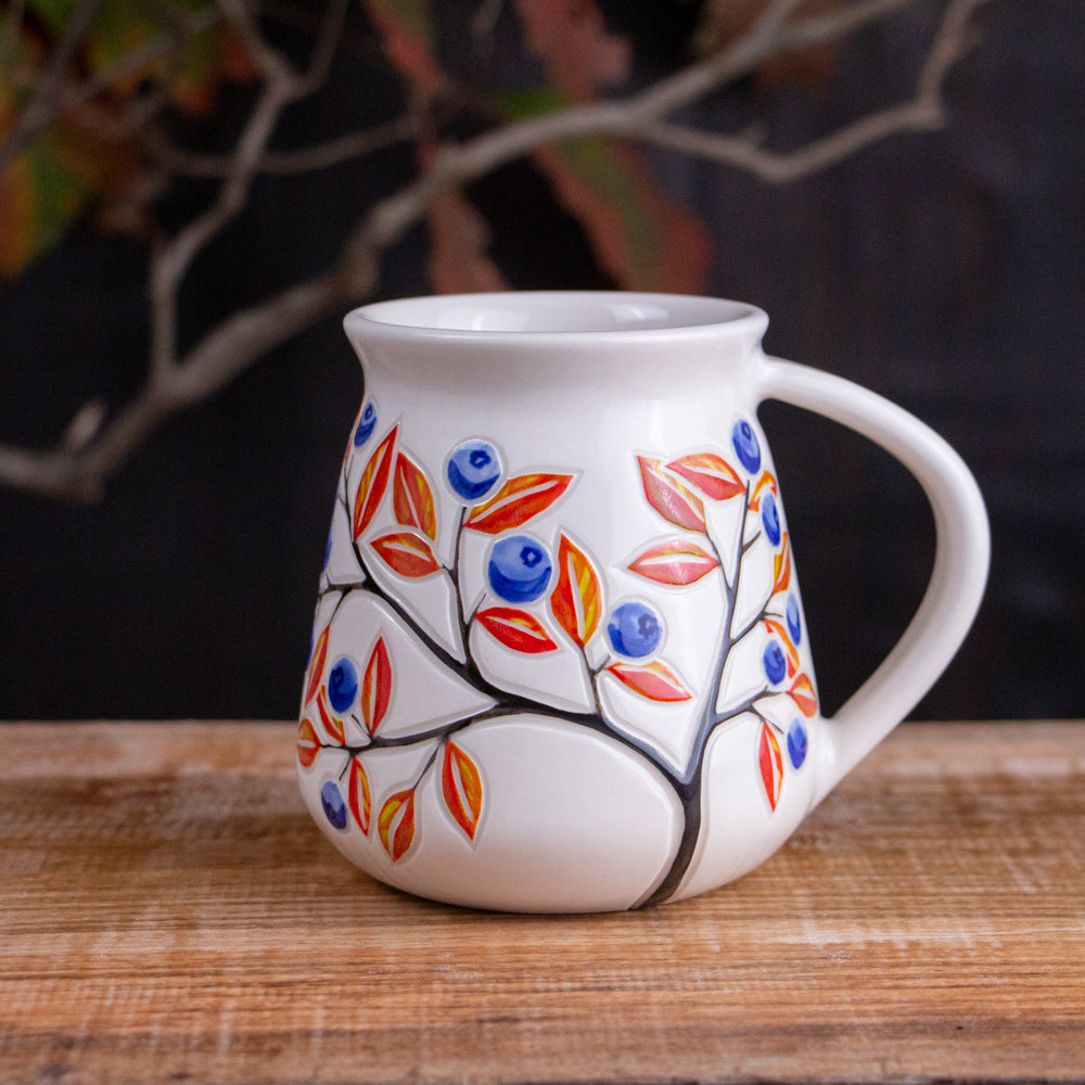 Tall Autumn Blueberry Mug #1 [17oz]