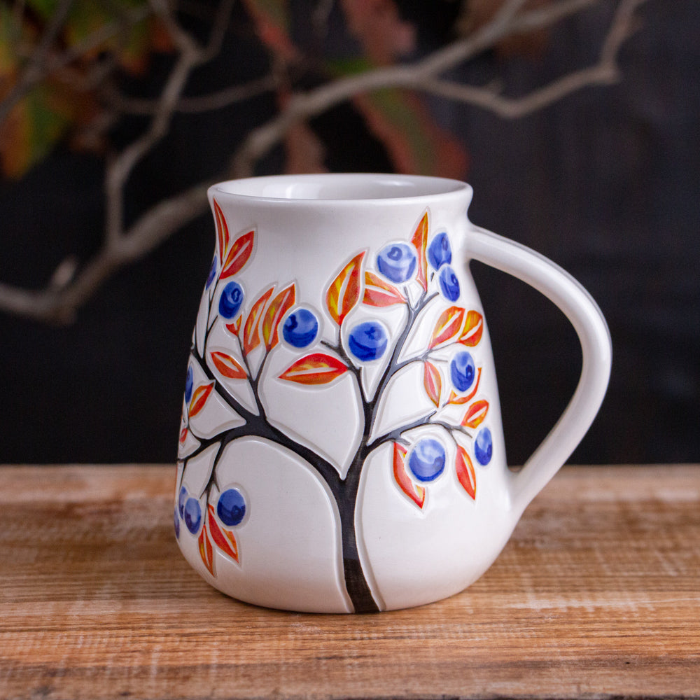 Tall Autumn Blueberry Mug #2 [16oz]