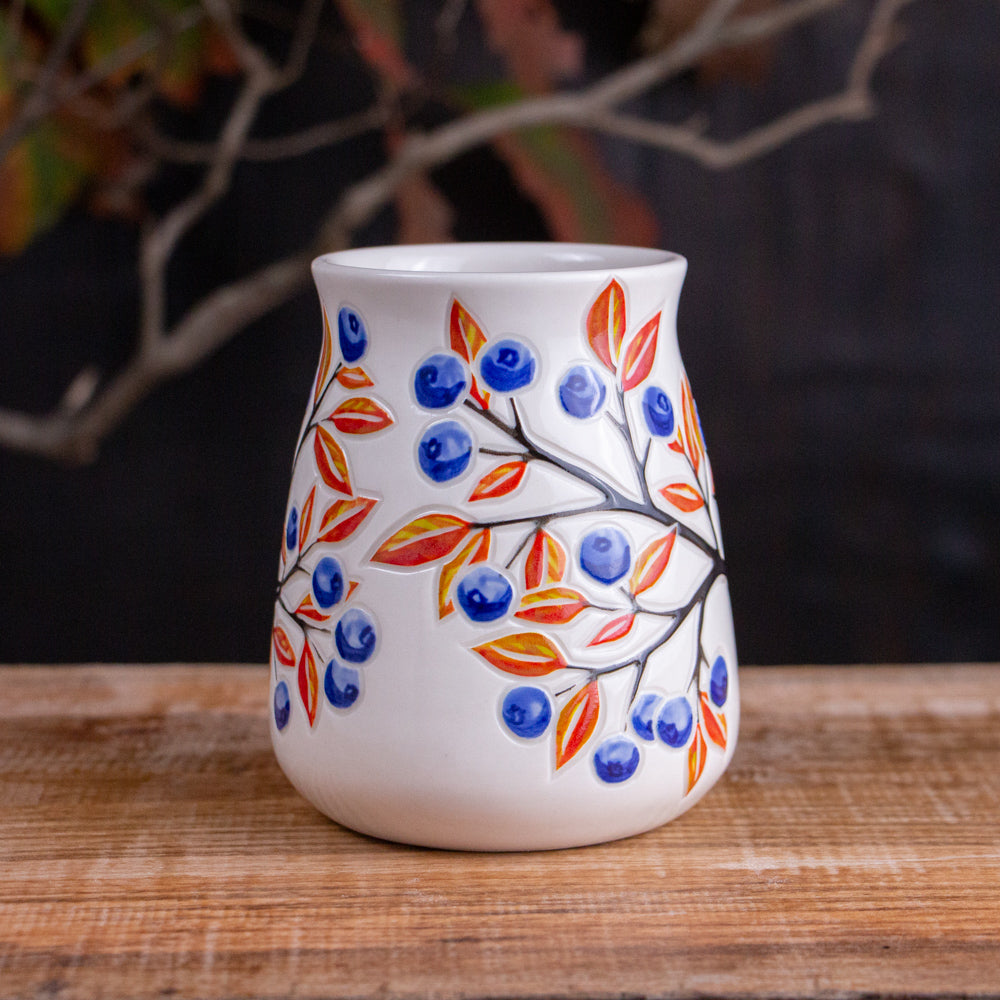 Tall Autumn Blueberry Mug #2 [16oz]