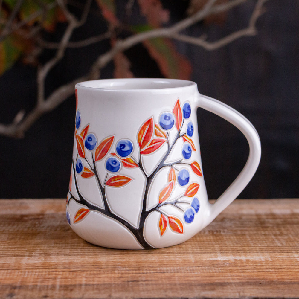 Tall Autumn Blueberry Mug #3 [18oz]