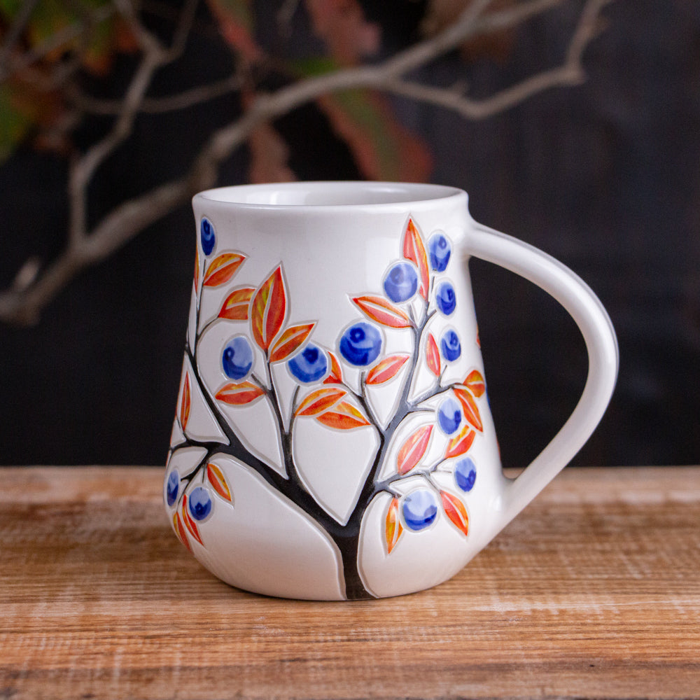 Tall Autumn Blueberry Mug #4 [17oz]