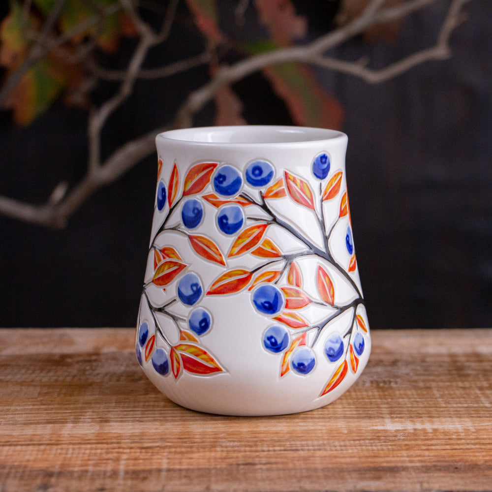 Tall Autumn Blueberry Mug #4 [17oz]