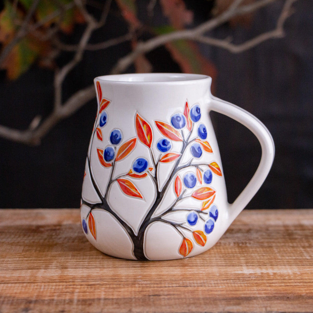 Tall Autumn Blueberry Mug #5 [18oz]