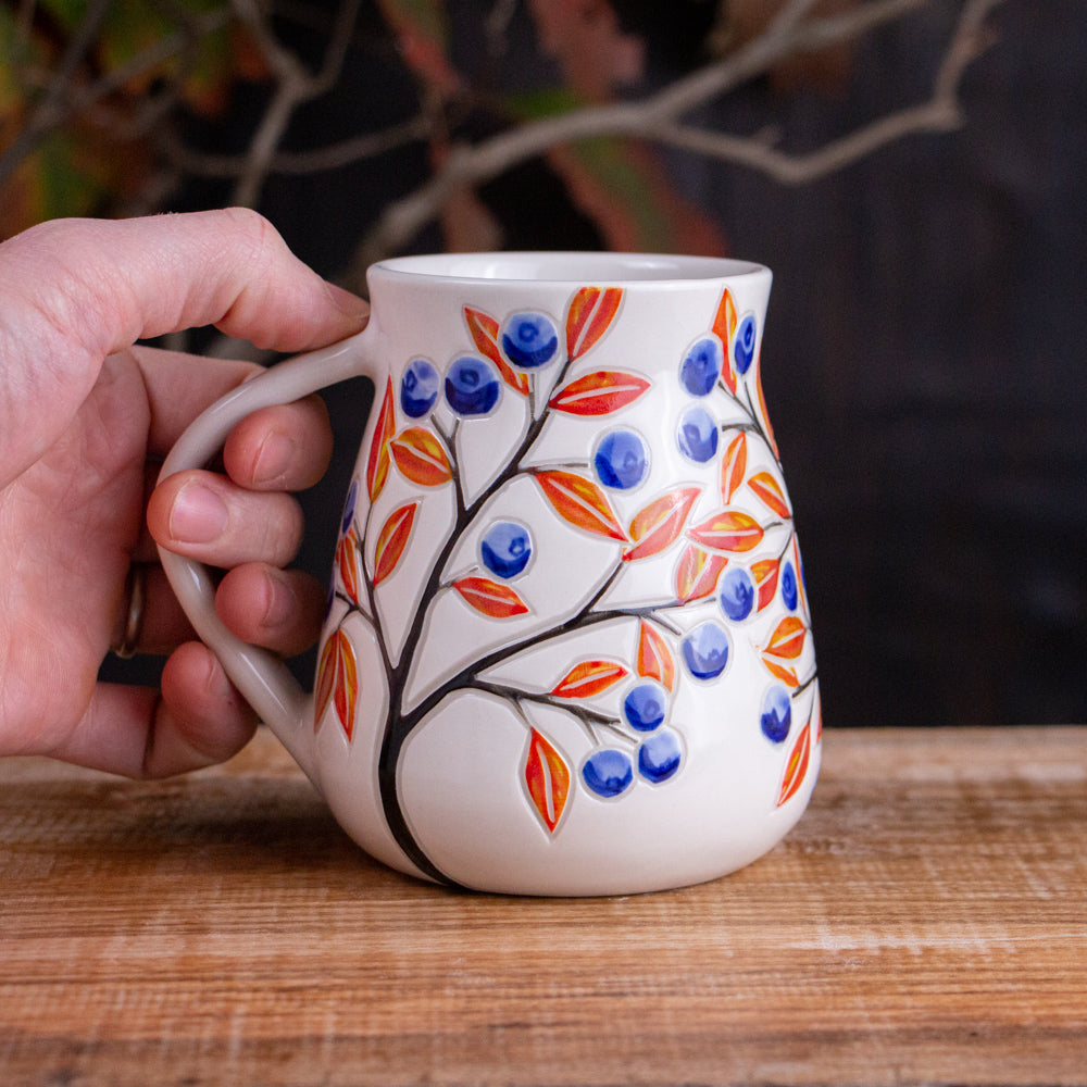 Tall Autumn Blueberry Mug #5 [18oz]