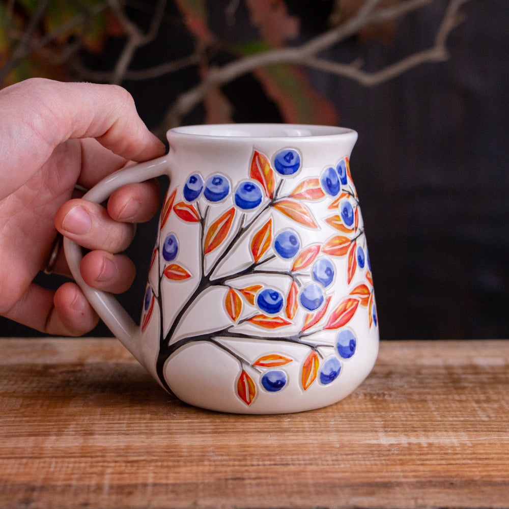 Tall Autumn Blueberry Mug #8 [17oz]