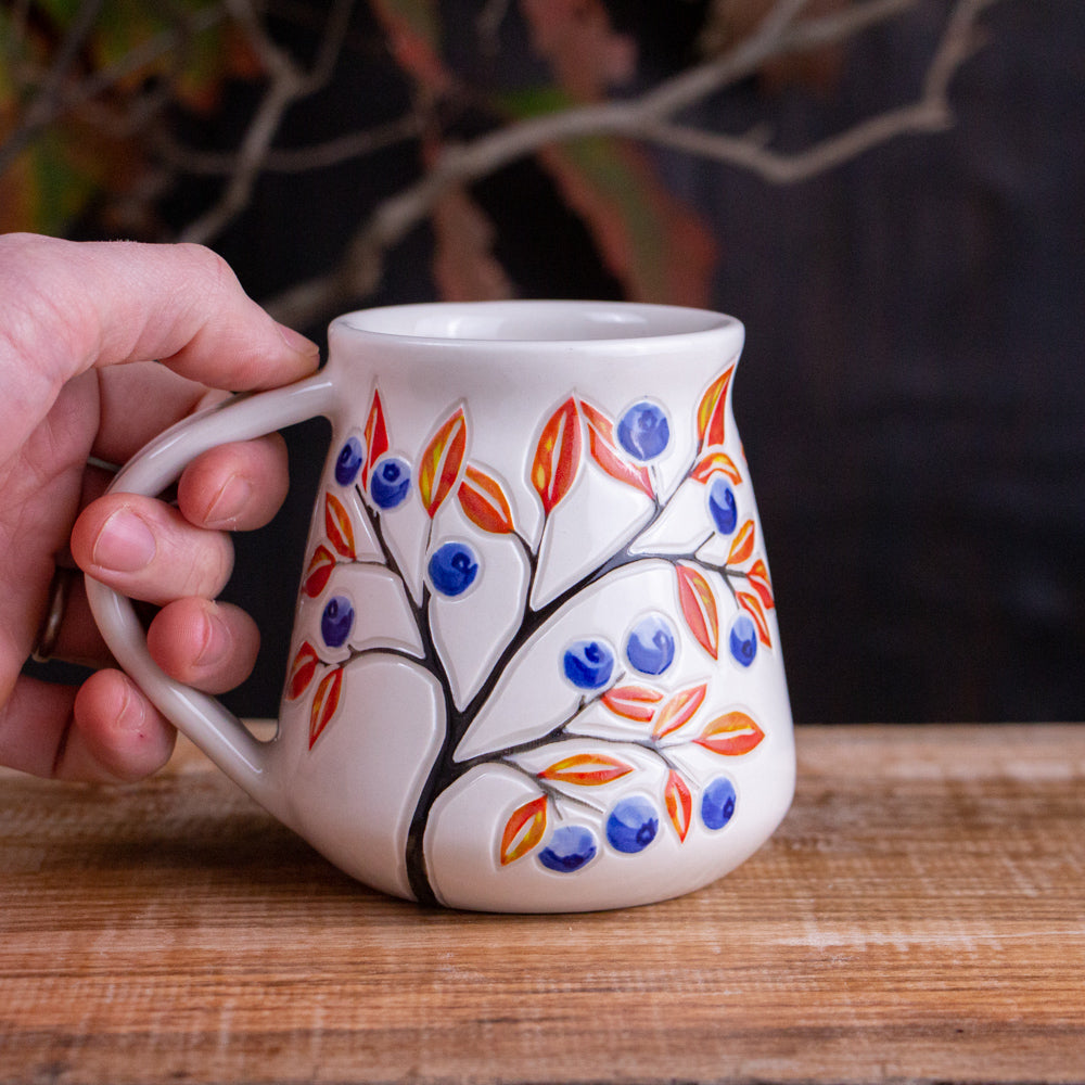 Tall Autumn Blueberry Mug #9 [16oz]