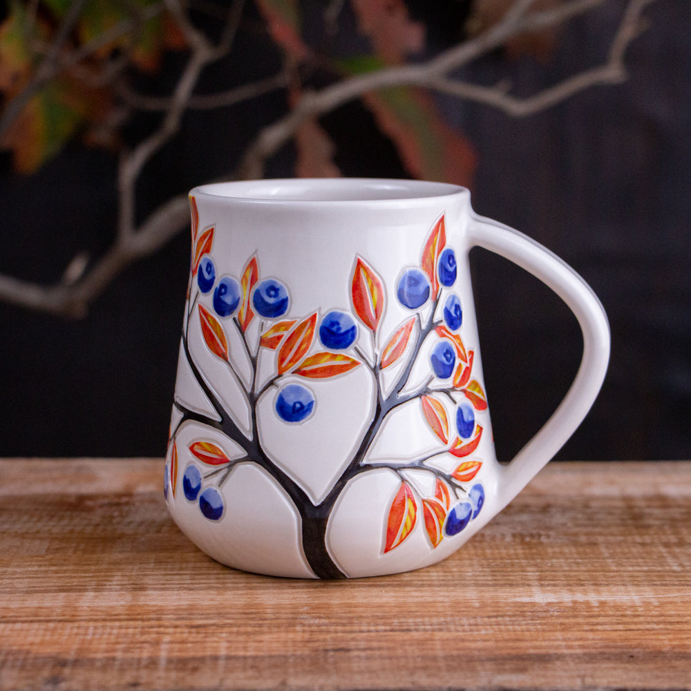 Tall Autumn Blueberry Mug #10 [19oz]