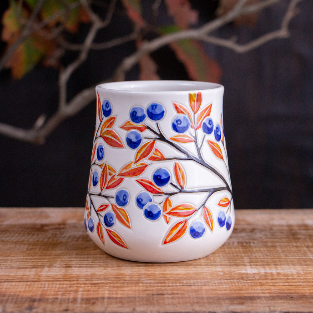 Tall Autumn Blueberry Mug #10 [19oz]