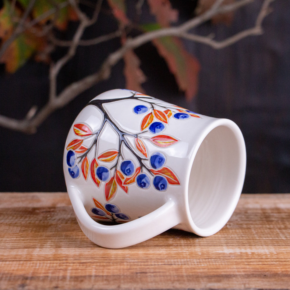 Tall Autumn Blueberry Mug #10 [19oz]