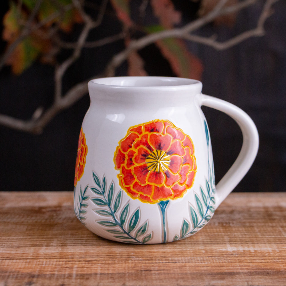 Tall Marigold Mug #1 [19oz]