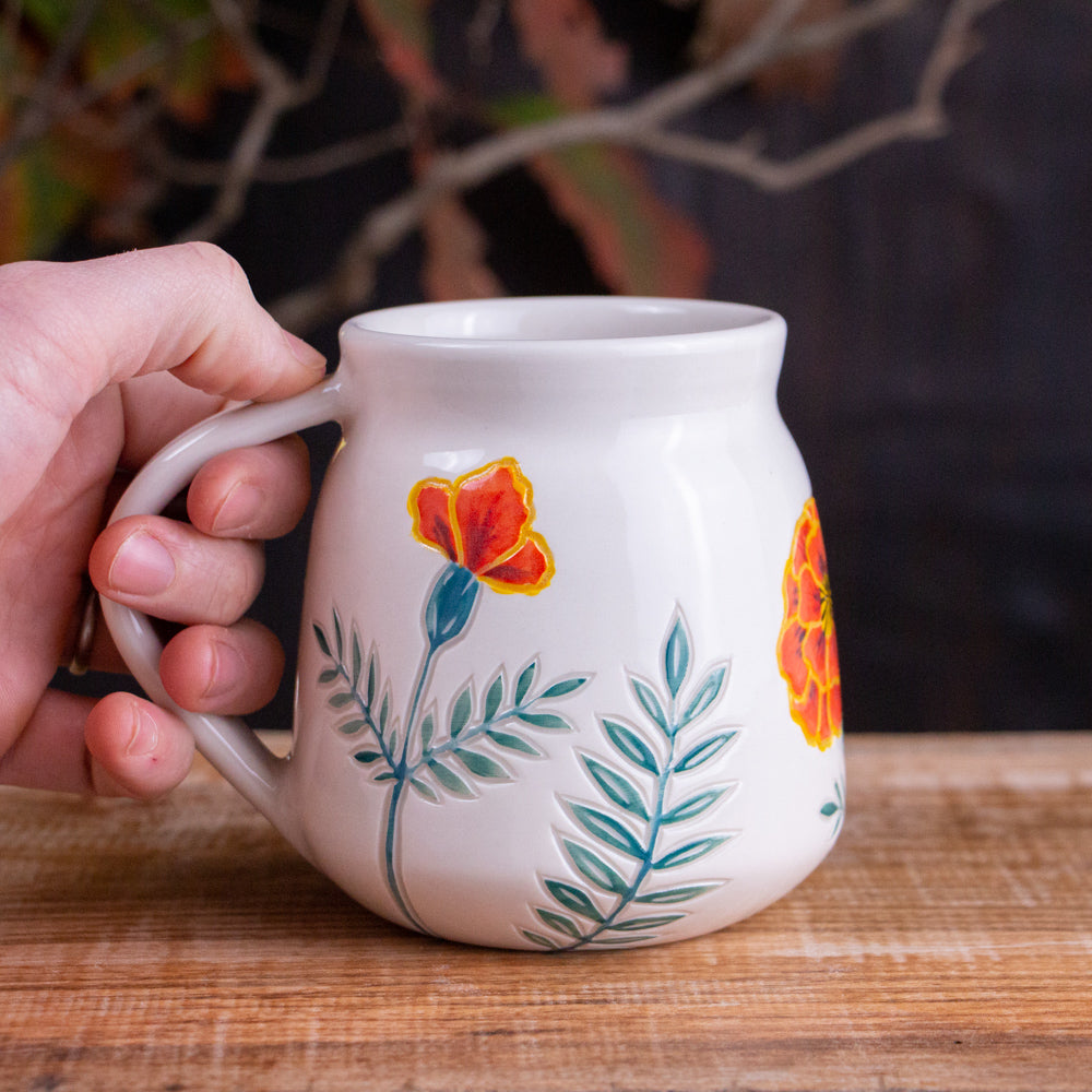 Tall Marigold Mug #1 [19oz]