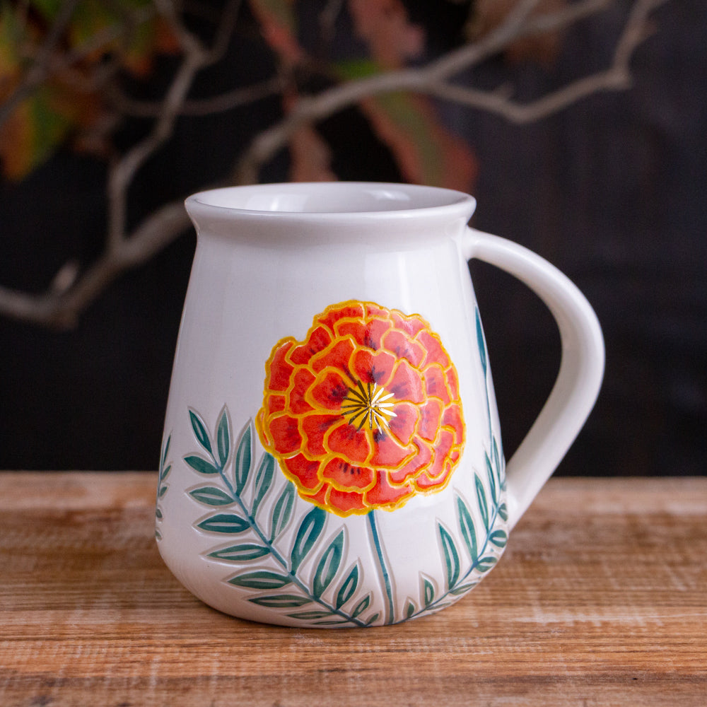 Tall Marigold Mug #2 [18oz]