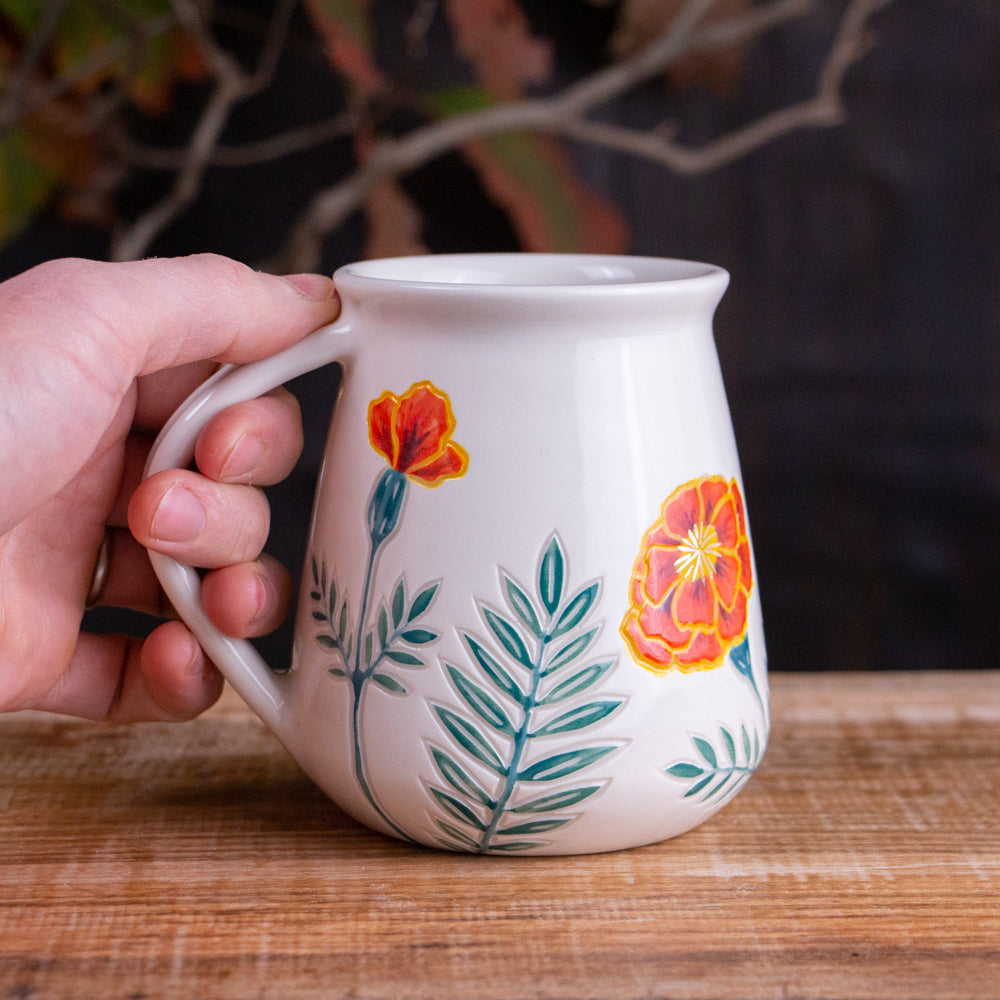 Tall Marigold Mug #2 [18oz]