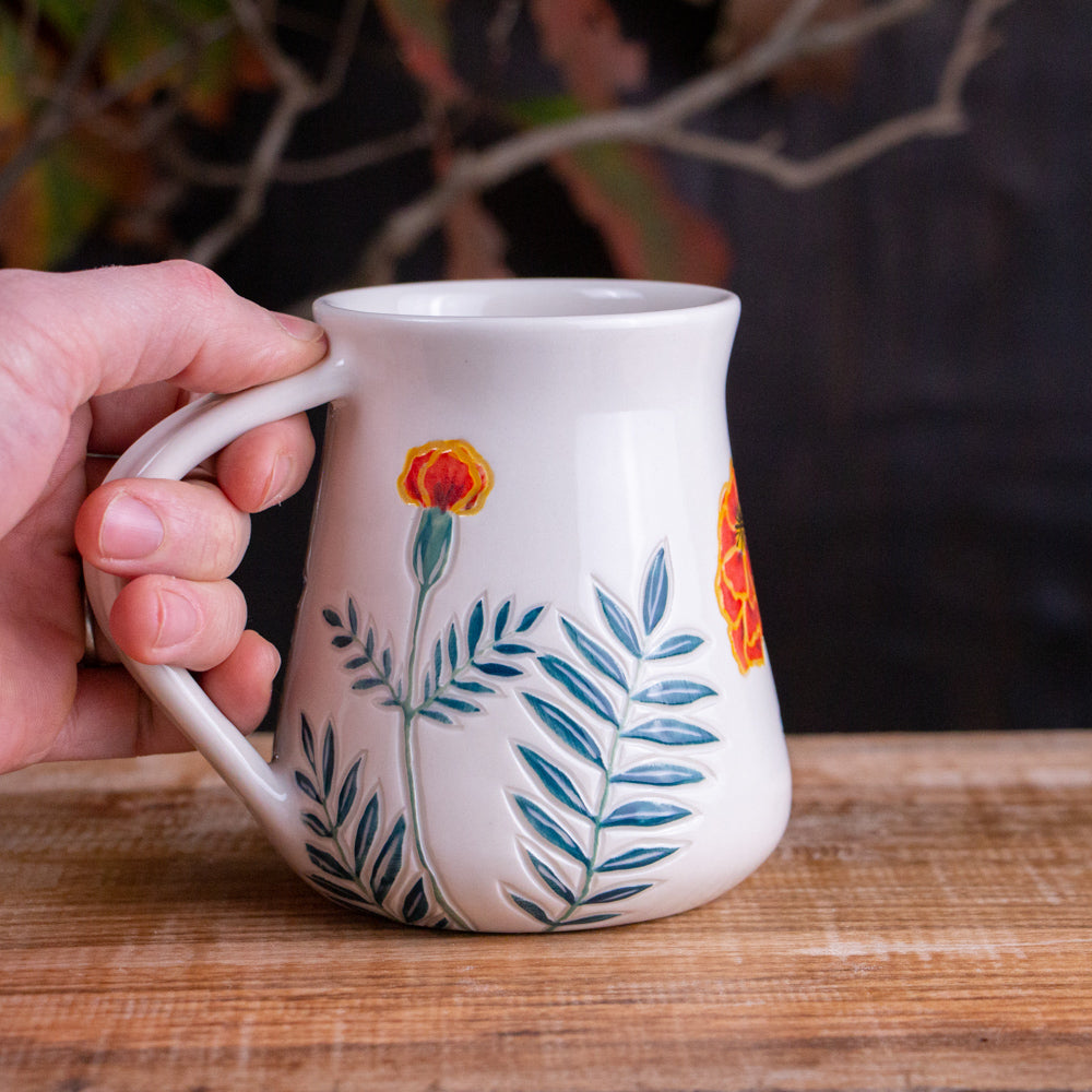 Tall Marigold Mug #4 [17oz]