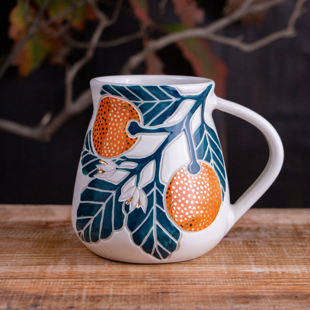 Tall Clementine Mug #1 [19oz]