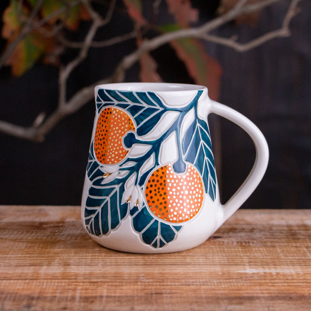 Tall Clementine Mug #2 [15oz]