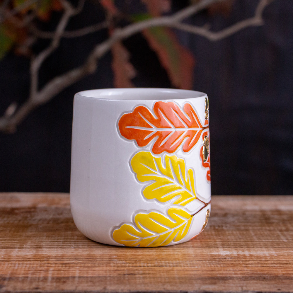 Autumn Oak Branch Mug