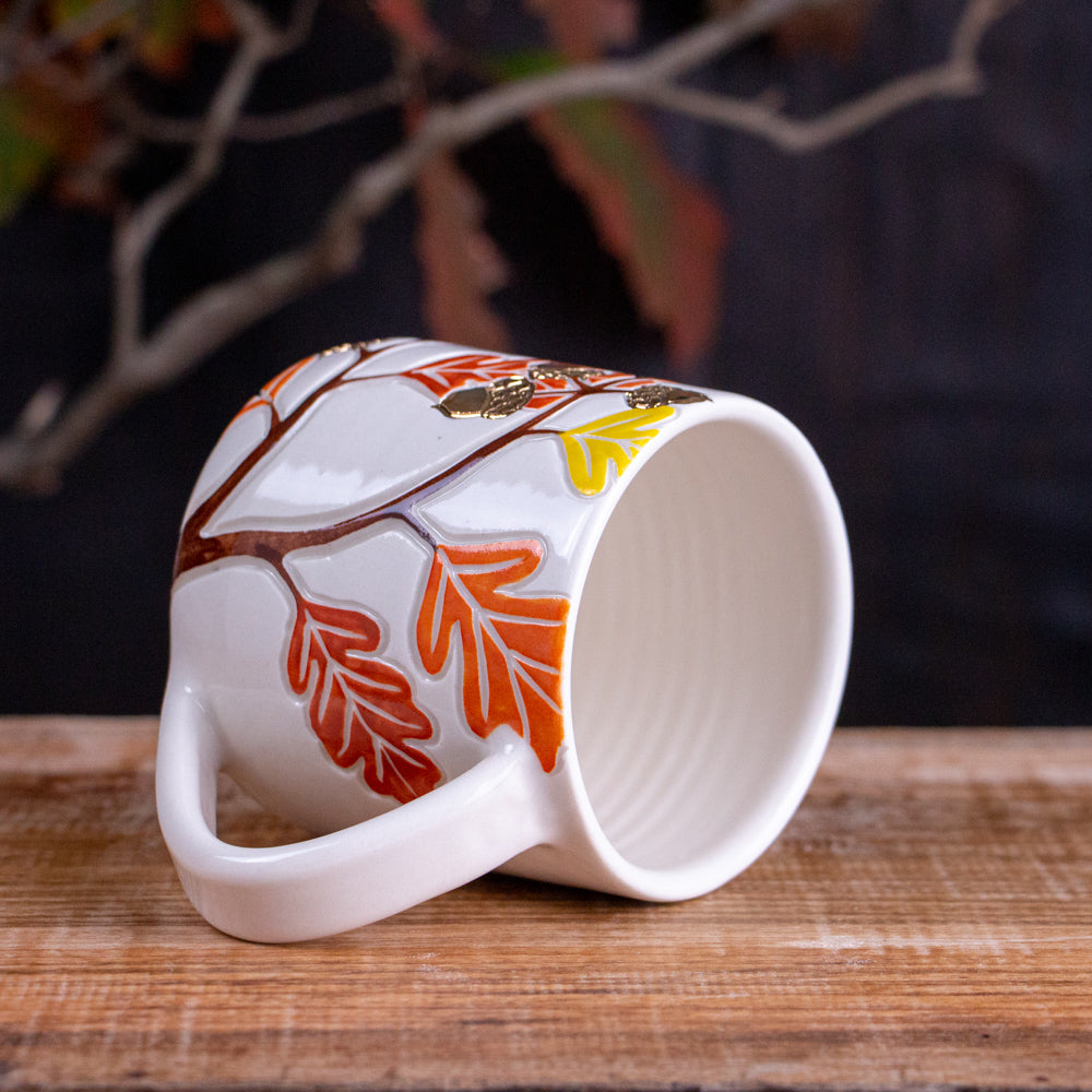 Autumn Oak Branch Mug