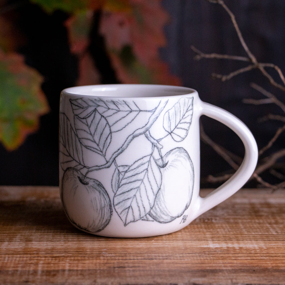 Apple Branch Sketch Mug #1 [15oz]