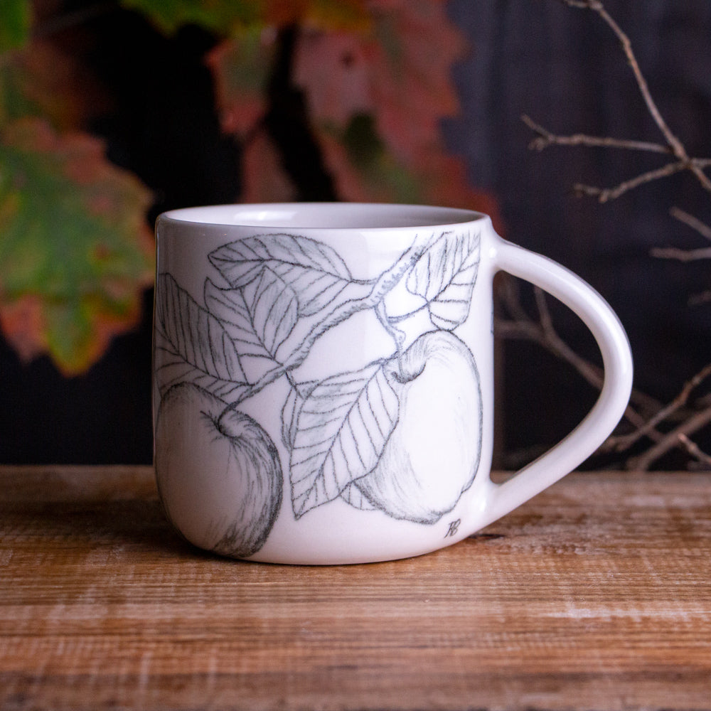 Apple Branch Sketch Mug #2 [15oz]