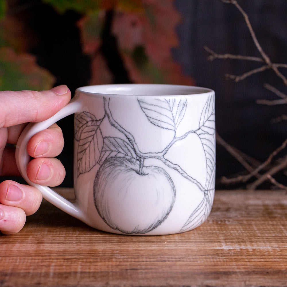 Apple Branch Sketch Mug #2 [15oz]