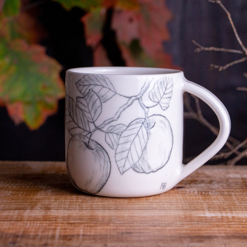 Apple Branch Sketch Mug #3 [15oz]