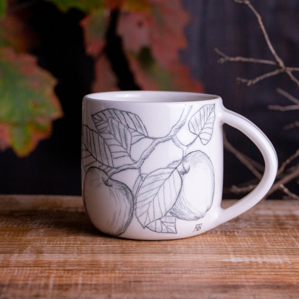 Apple Branch Sketch Mug #4 [13oz]