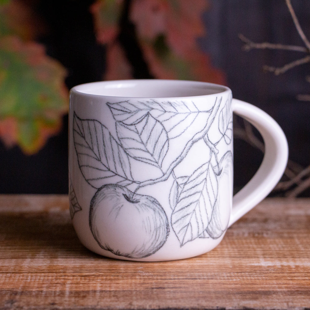 Apple Branch Sketch Mug #1 [15oz]