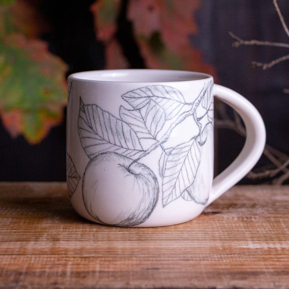 Apple Branch Sketch Mug #2 [15oz]