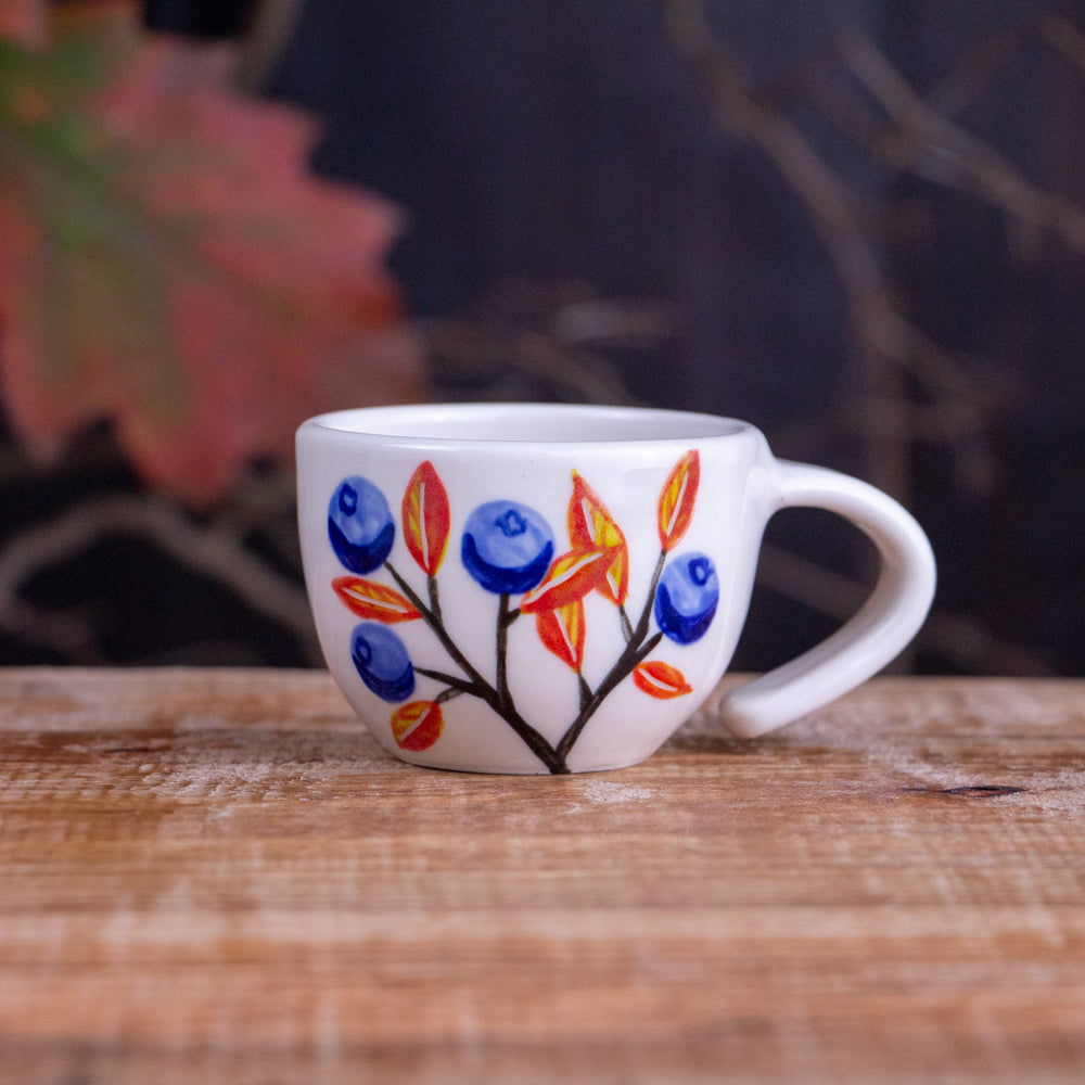 Autumn Blueberry Espresso Cup #2 [2.5oz]