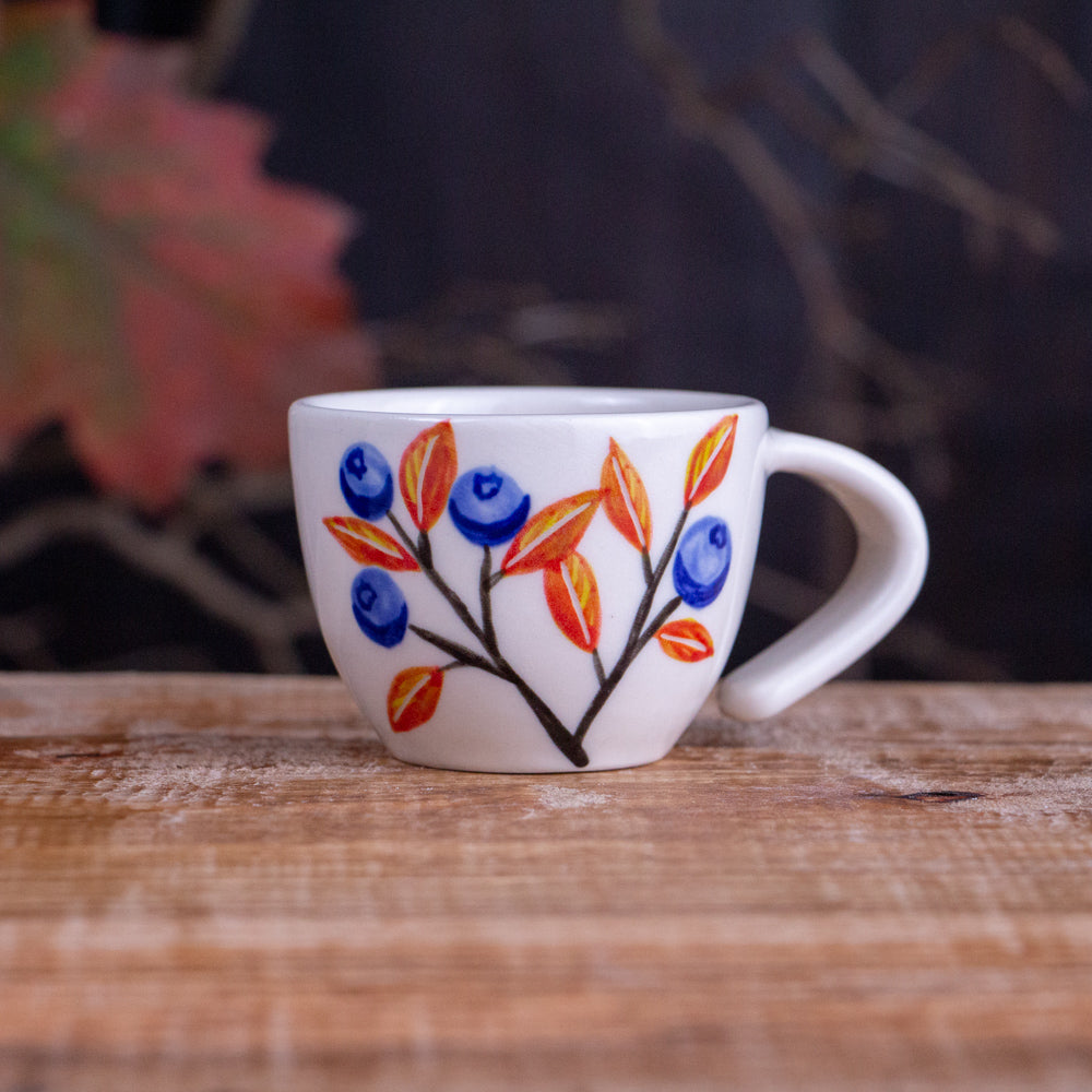 Autumn Blueberry Espresso Cup #3 [3.25oz]