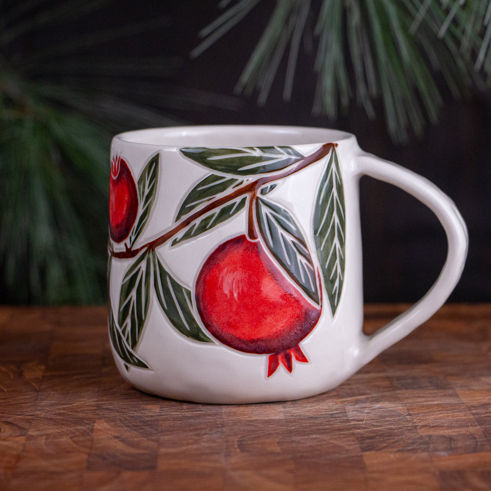 Pomegranate Holiday Mug #3 [13oz]