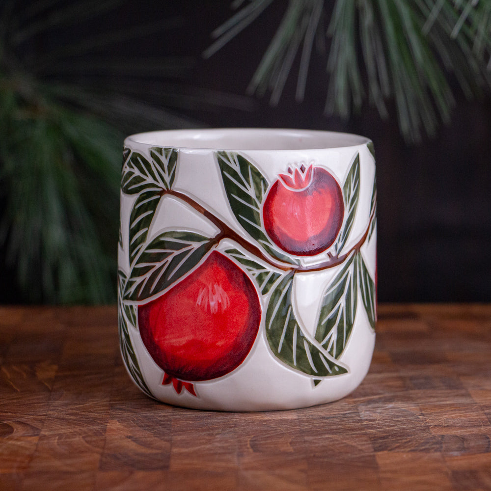 Pomegranate Holiday Mug #3 [13oz]