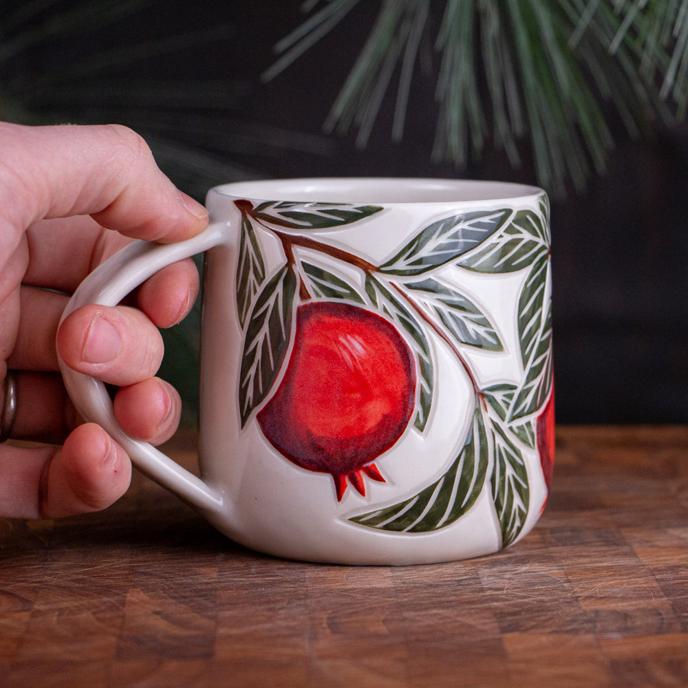 Pomegranate Holiday Mug #3 [13oz]