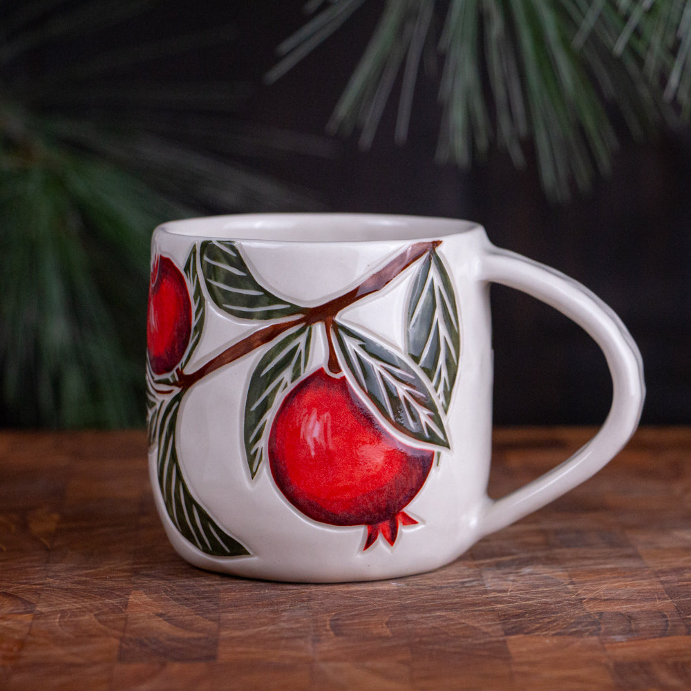 Pomegranate Holiday Mug #5 [11oz]