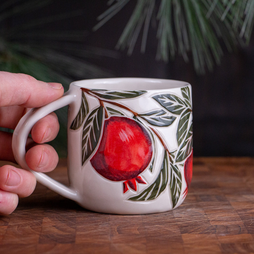 Pomegranate Holiday Mug #5 [11oz]