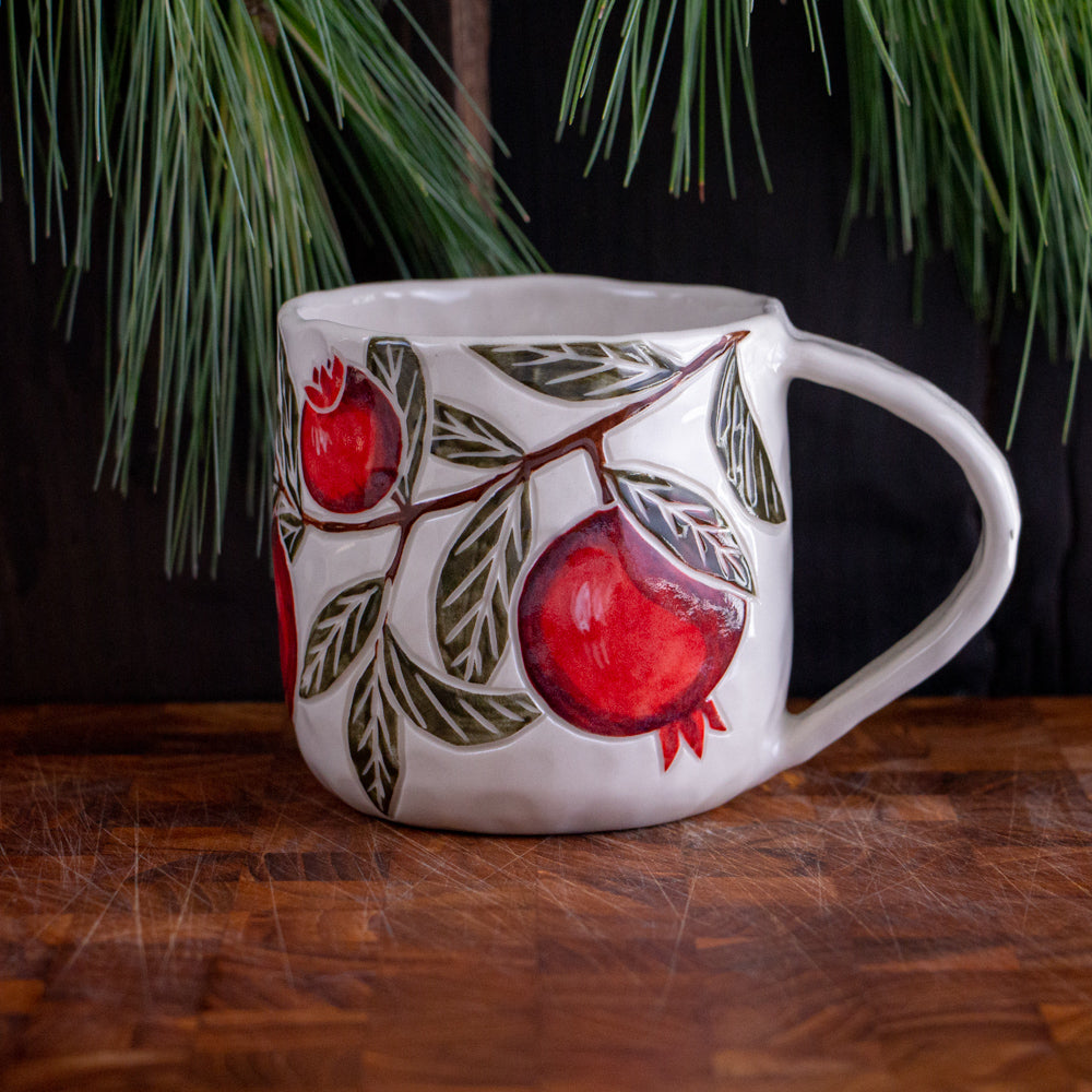 Pomegranate Holiday Mug #2 [16oz]