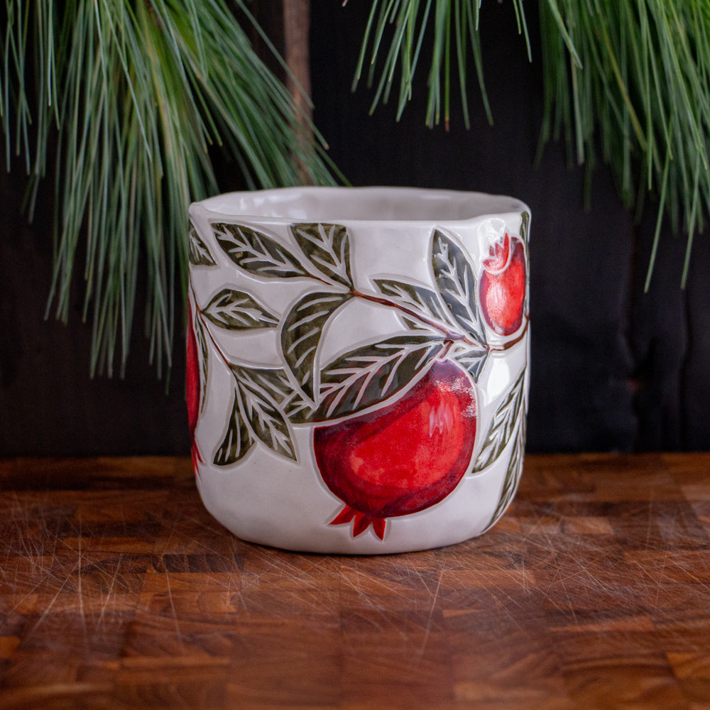 Pomegranate Holiday Mug #2 [16oz]