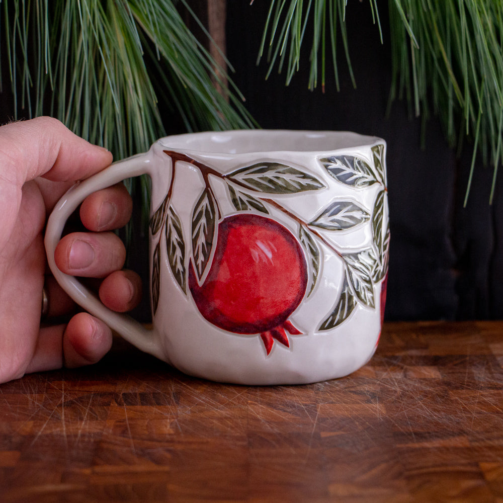 Pomegranate Holiday Mug #2 [16oz]